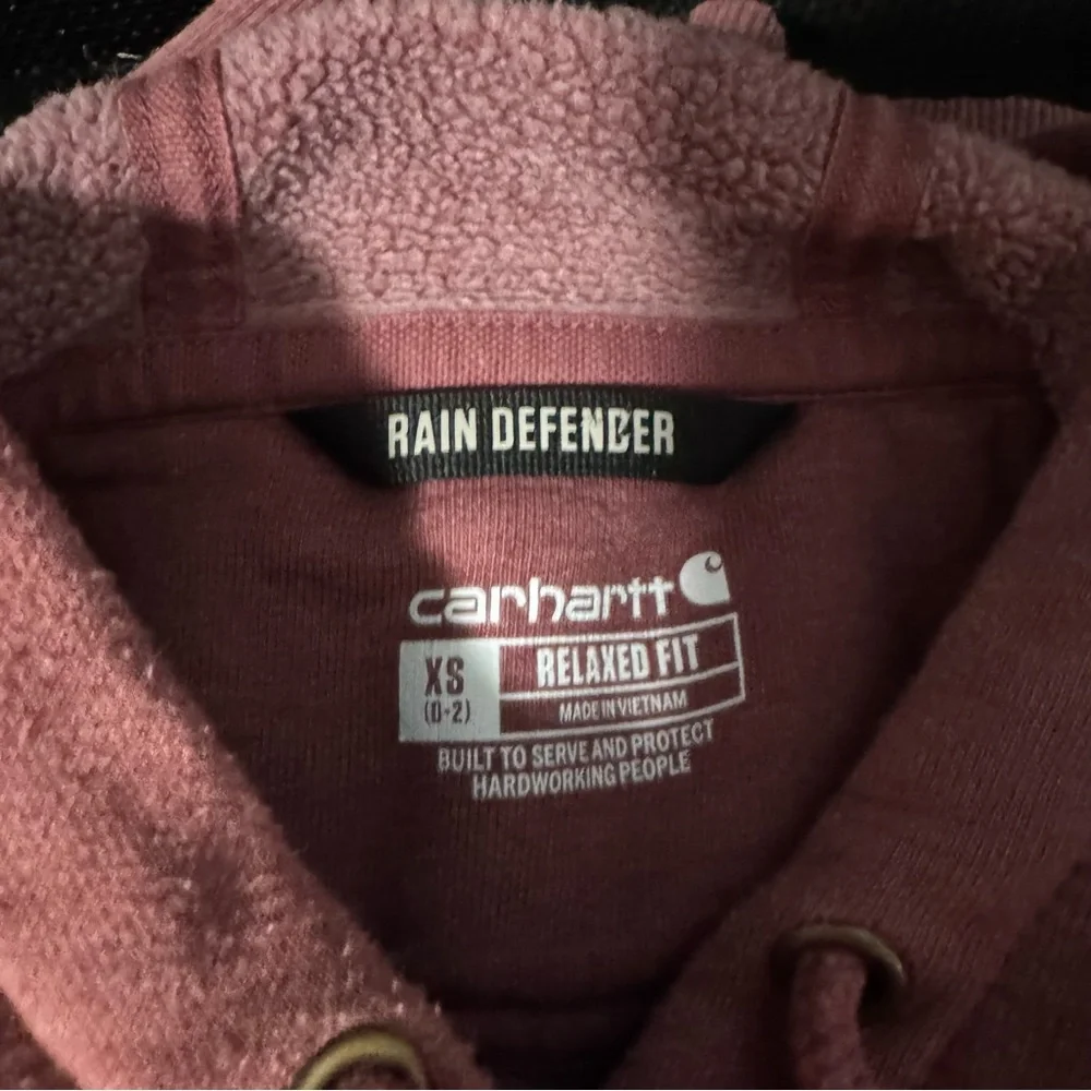 Carhartt Rain Defender Hoodie Women's Size X-Small Pullover Relaxed Fit - Picture 4 of 4